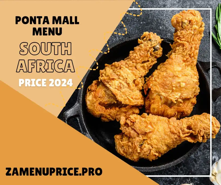 Ponta Mall Menu South Africa Price 2024