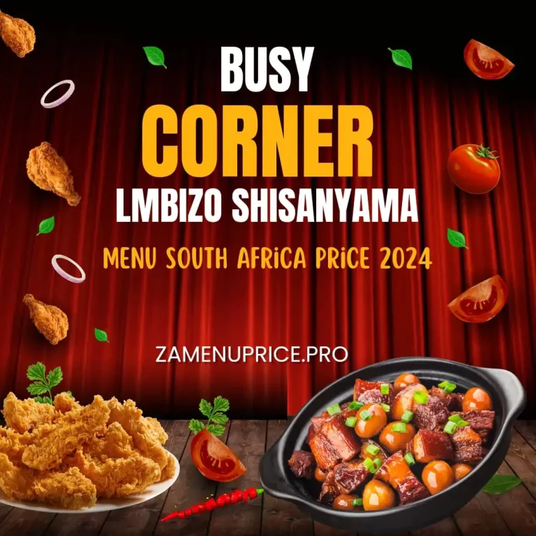 Busy Corner Lmbizo Shisanyama South Africa Price 2024