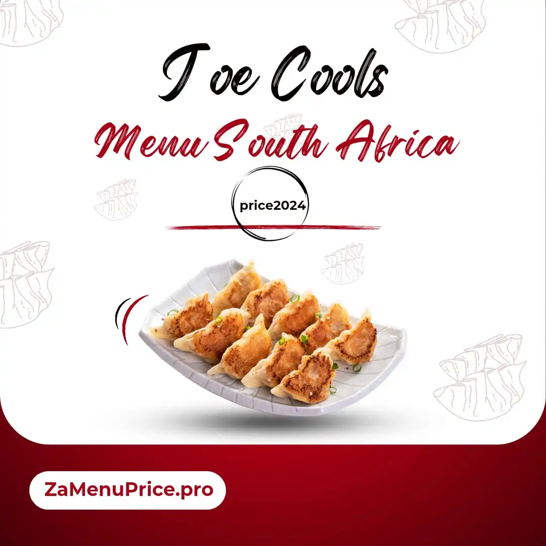 Joe Cools Menu South Africa Price 2024