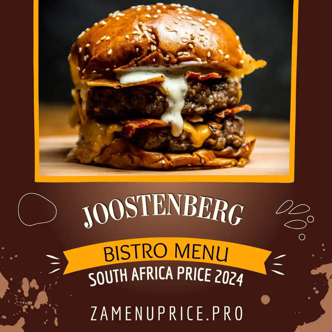 Joostenberg Bistro Menu South Africa Price 2024