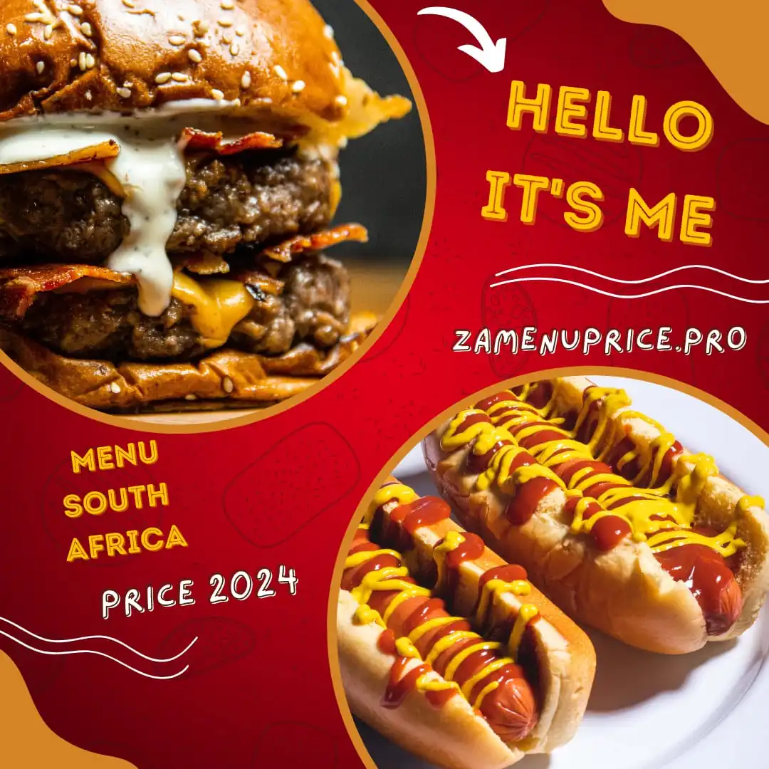 Hello Its Me Menu South Africa Price 2024