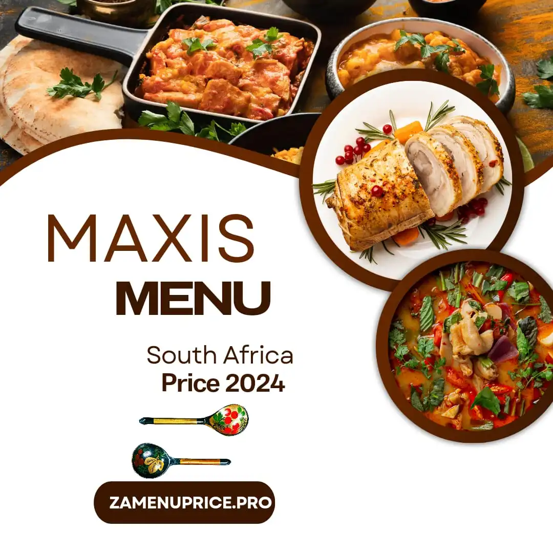 Maxis Menu South Africa Price 2024