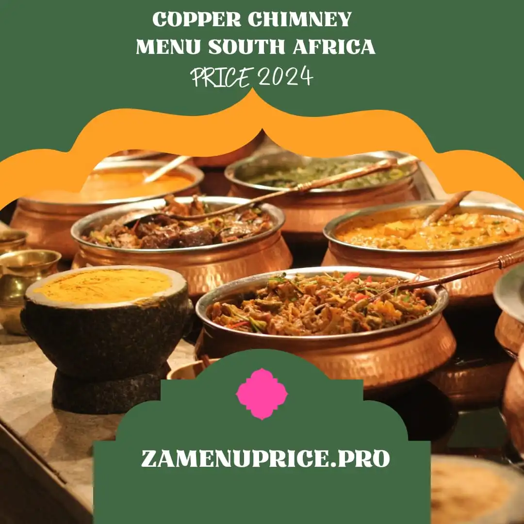 Copper Chimney Menu South Africa Price 2024