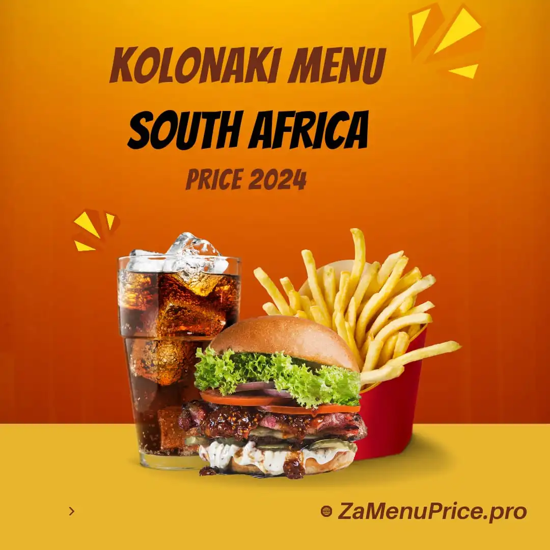 Kolonaki Menu South Africa Price 2024