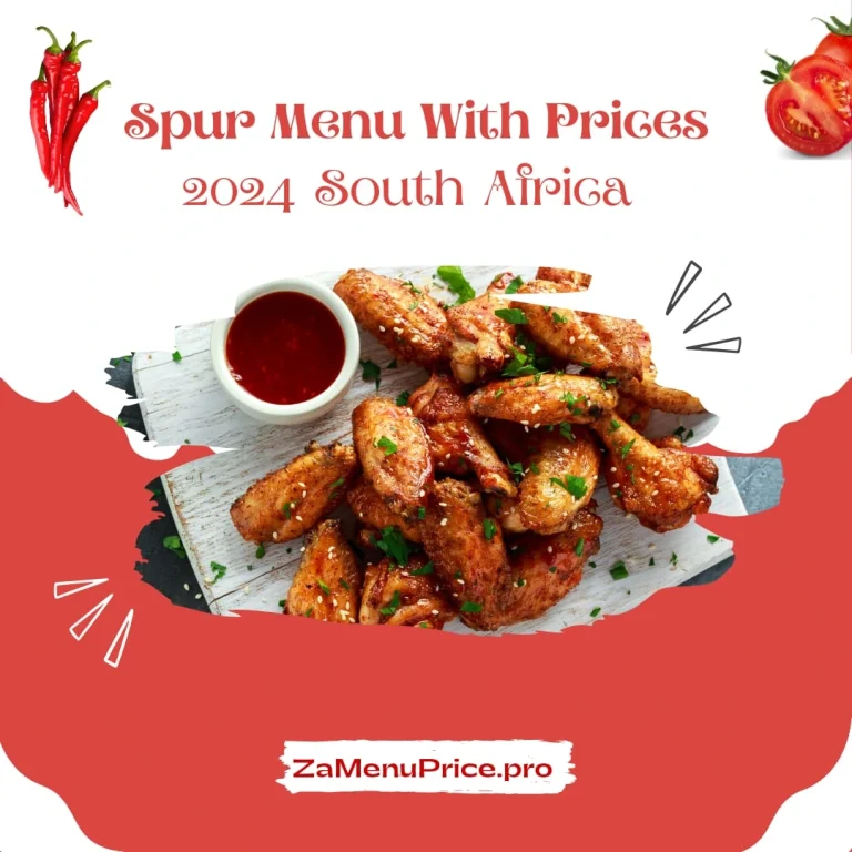 Spur Menu With Prices 2024 South Africa