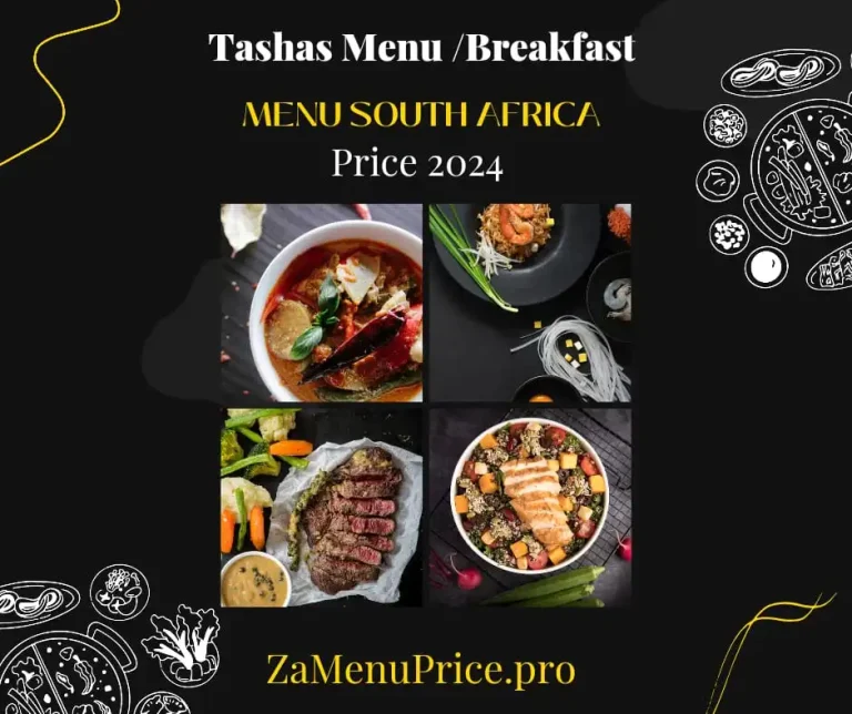 Tashas Menu Breakfast Menu South Africa Price 2024